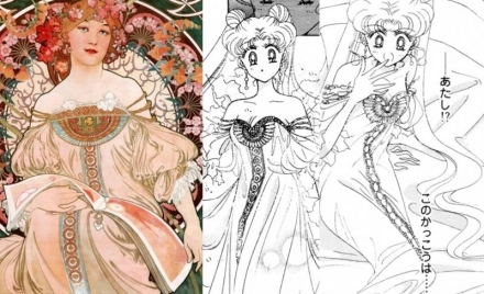 SAILOR MOON E ALPHONSE MUCHA - EDUCAZIONE ALLA SALUTE